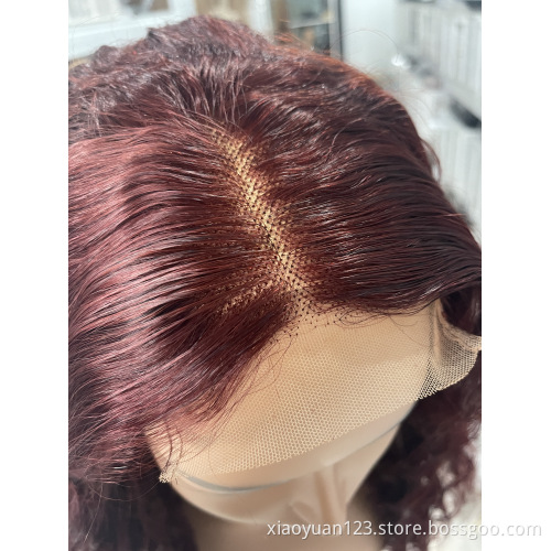 Mayqueen Wholesale HD Transparent Swiss Lace Wigs loose wave Human Hair Lace Frontal Wigs For Black Women Brazilian Virgin Hair